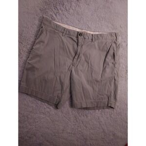 Faherty Shorts Mens 35 Chino Casual Preppy Organic Cotton Blend Golf Green Gray